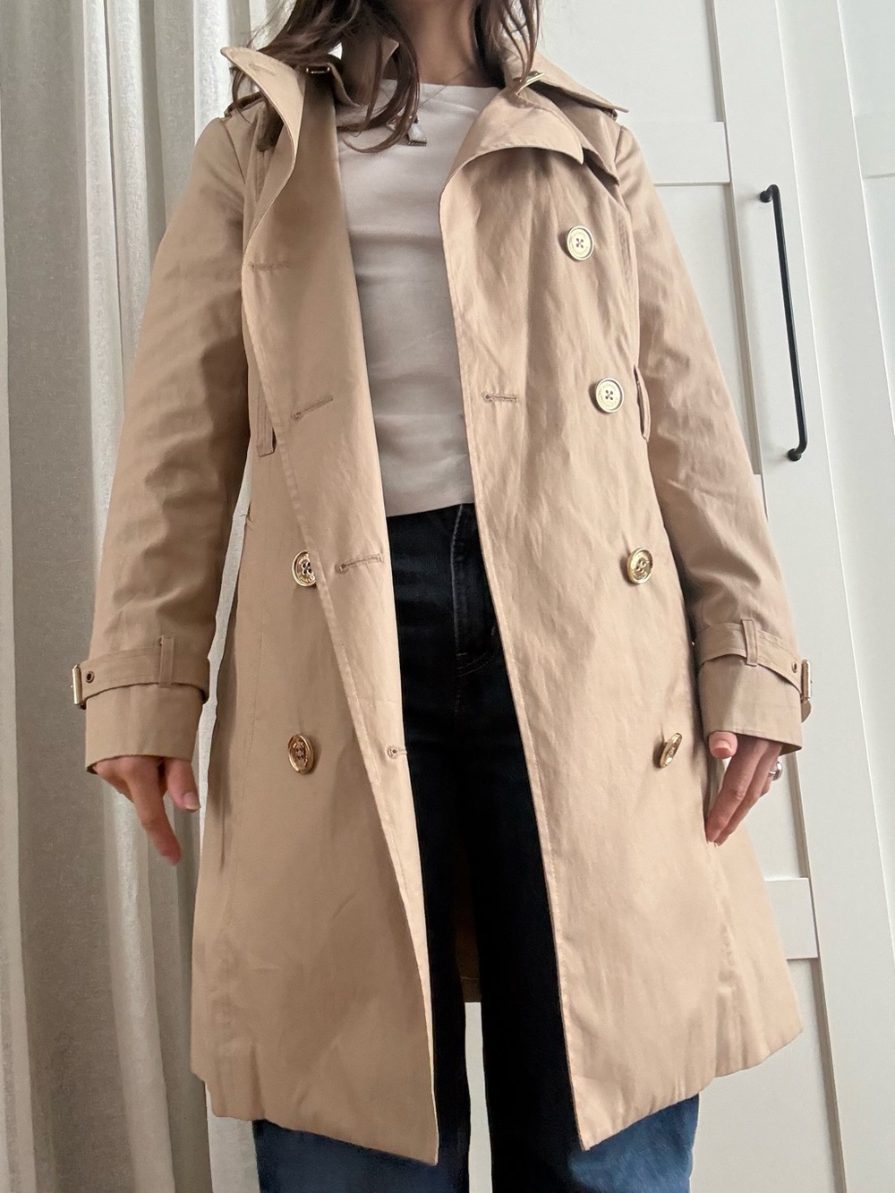Michael Kors womenโs trench